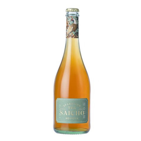 Saicho Hojicha Sparkling Tea, United Kingdom, ABV: 0%, 750ml