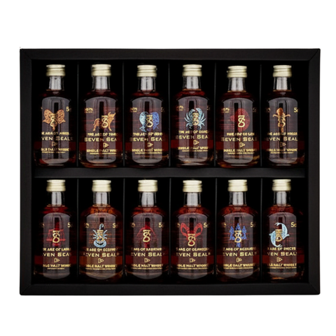 Seven Seals 12 Zodiac Testing Set 50ml x 12, Switzerland, ABV: 49.7%, 600ml