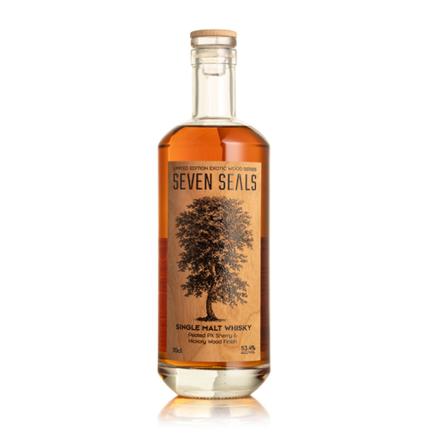 Seven Seals Exotic Wood Peated PX Sherry & Hickory Wood Finish, Switzerland, ABV: 53.4%, 700ml