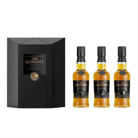 Glenlivet Spectra Speyside Scotch Single Malt Whisky, 3x 200ml, ABV: 40%