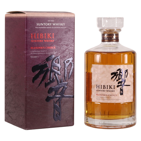 Distillery: Hibiki
Name: Blender's Choice
Volume: 70CL
ABV: 43%
Notes: Blended Malt
Origin: Japan