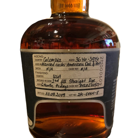 Dictador Rum - Fine And Rare - 2 Masters - Barton 36 Years Straight Rye Cask