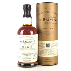 Distillery: The Balvenie
Name: Tun 1858 Batch No.5
Volume: 70CL
ABV: 51.4%
Notes: Single Malt
Origin: Dufftown, Speyside, Scotland