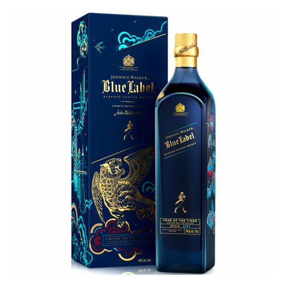 Johnnie Walker Blue Label Years of Tiger Blended Malt Scottish Whisky, UK, 40% ABV, 700ml