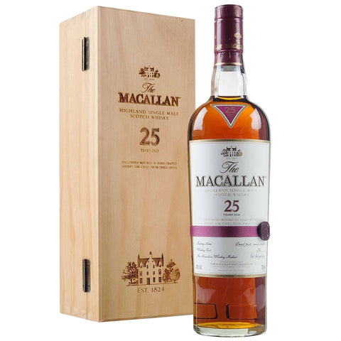 Distillery: The Macallan
Name: 25 Years Sherry Oak ( 2017 And Before )
Volume: 70CL
ABV: 43%
Notes: Special Editions : Scotland
Origin: Craigellachie, Speyside, Scotland