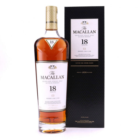 The Macallan - 18 Years Sherry Oak Cask - 2021 Release