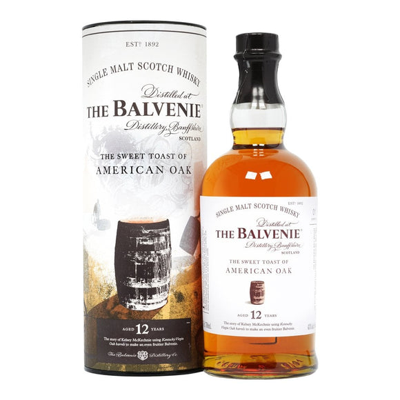 The Balvenie 12 years stories collection the sweet toast of American oak Single Malt Scottish Whisky, UK, 43% ABV, 700ml